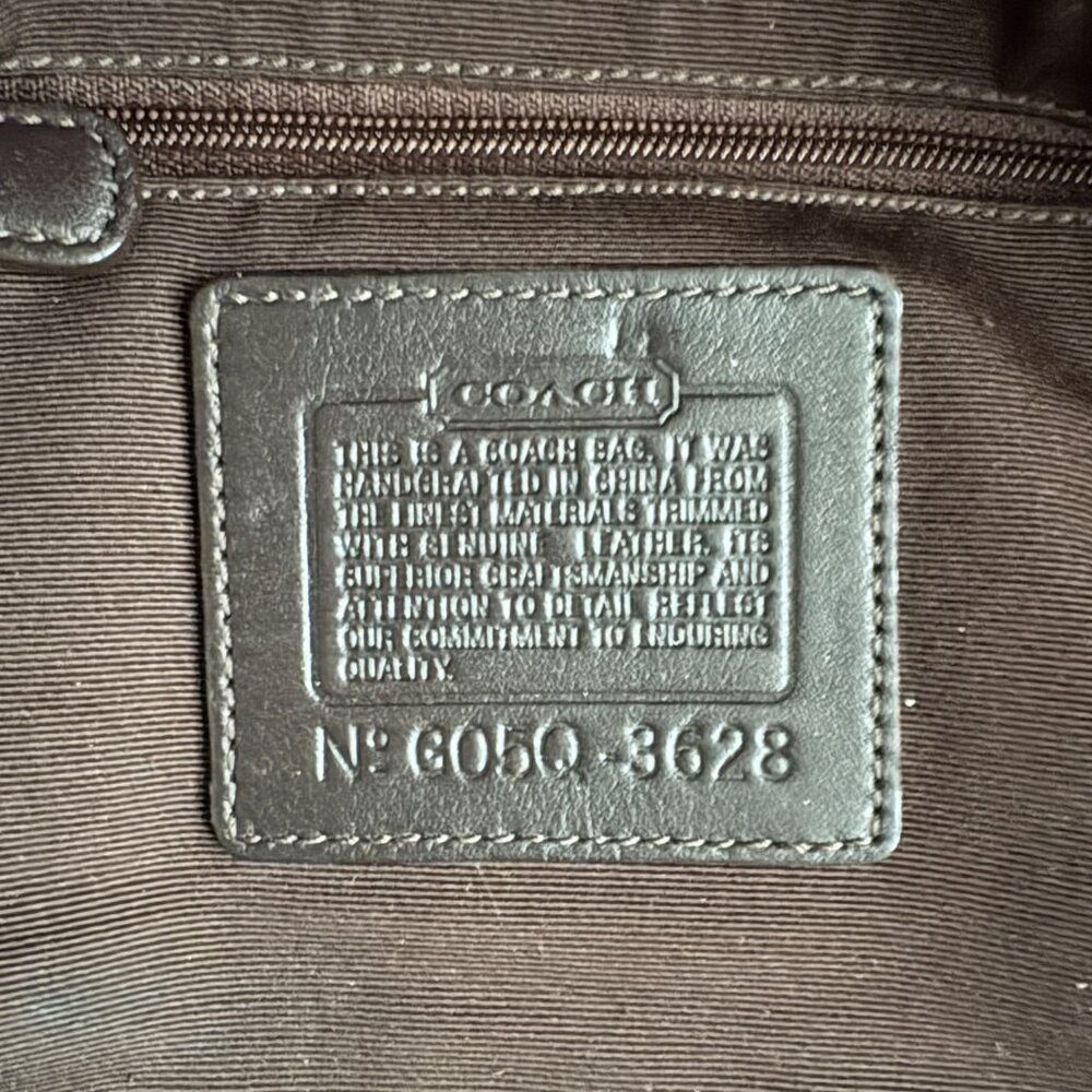 Vintage Coach 3628 Soho Brown Signature C Canvas w/Suede Leather Trim - Picture 9 of 15